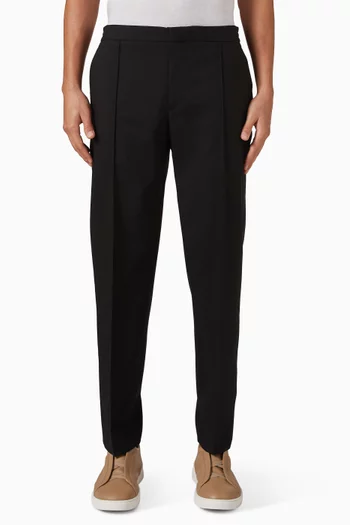 بنطال بطيّات صوف