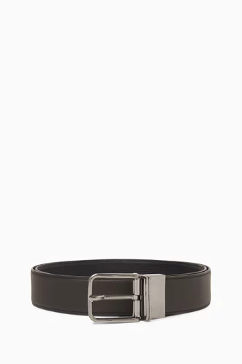 Reversible Belt in Leather