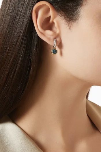 DY Mercer® Color Drop Earrings in 14kt Gold & Sterling Silver