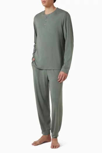 Henry Long Pyjama Set in Tencel™ Modal