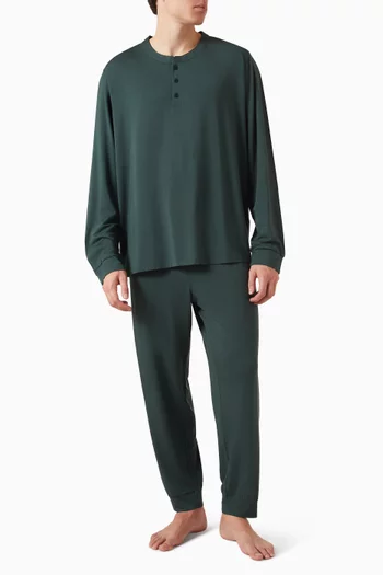 Henry Long Pyjama Set in Modal Blend