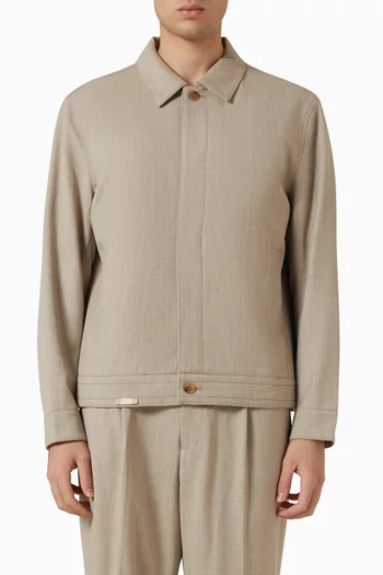 Provence Travel Suit Jacket in Wool-blend