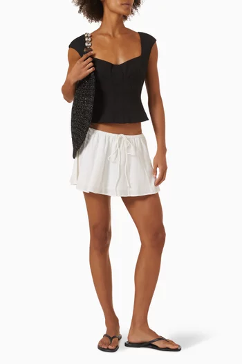 Sabina Lace-up Corset Top
