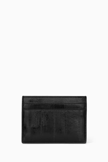 Tiny Cassandre Card Case in Eel Leather