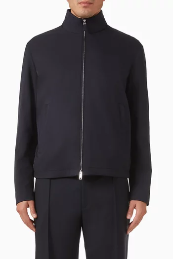 Motorin Blouson Jacket in Microfiber