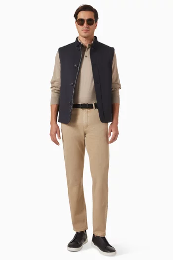 Motorin Vest in Microfibre