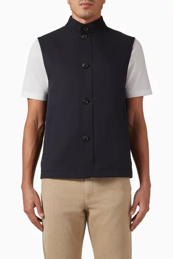 Motorin Vest in Microfibre