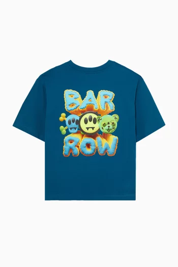 Graffiti-printed T-shirt