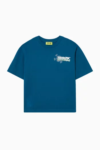 Graffiti-printed T-shirt