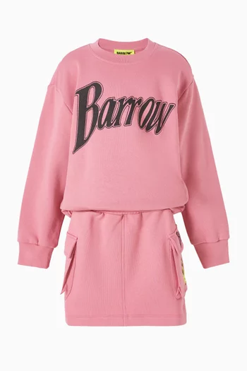 Cargo Skirt in Cotton Fleece