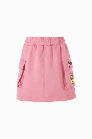 Cargo Skirt in Cotton Fleece