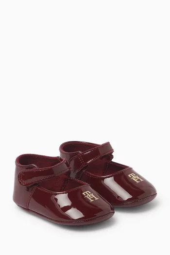 Ballerina Flats in Patent Leather