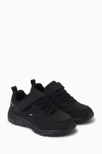 Velcro Sneakers in Leather