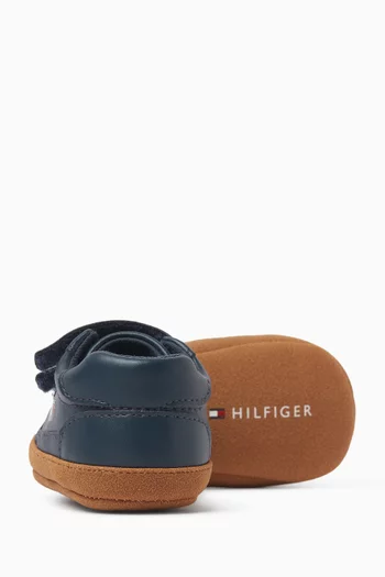 Velcro Sneakers in Calfskin & Suede Leather