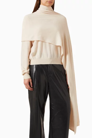 Edita Cape Sweater in Knit