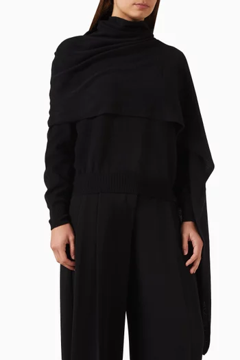 Edita Cape Sweater in Knit