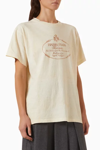 Garment-dyed T-shirt in Jersey