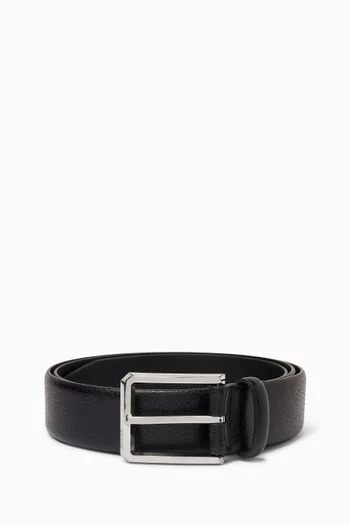 Caleb Belt in Grained Leather