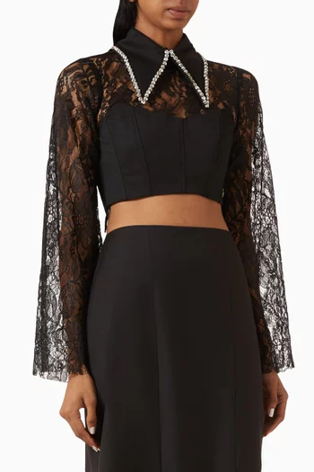 Nocturne Top in Lace