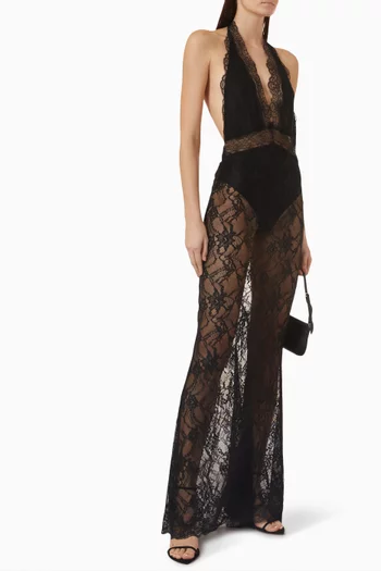 Nemesia Sheer Skirt in Lace