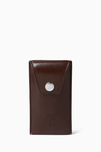 Watch Holder in Grained Leather