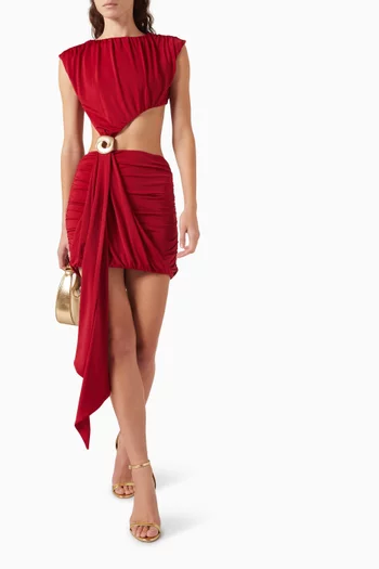 Pia Draped Mini Dress