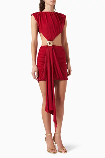 Pia Draped Mini Dress