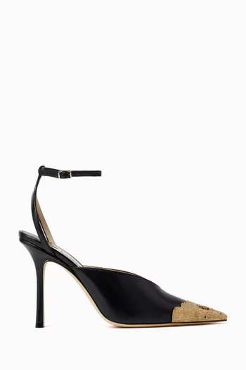 Faiz 100 Pumps in Leather