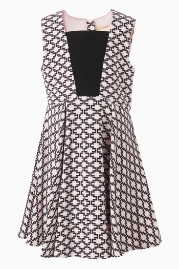 Logo Print Dress