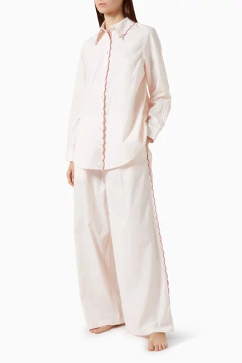 Ariel Rose Shirt & Pants Pyjama Set