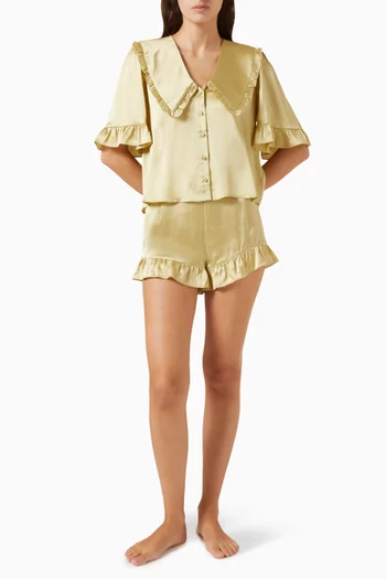 Luna Short Pyjama Set in Silk