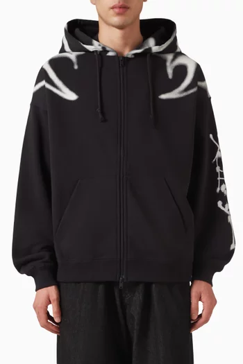 Chito Graphic Hoodie in Cotton-terry
