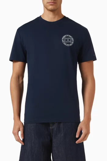 Crest T-shirt in Jersey