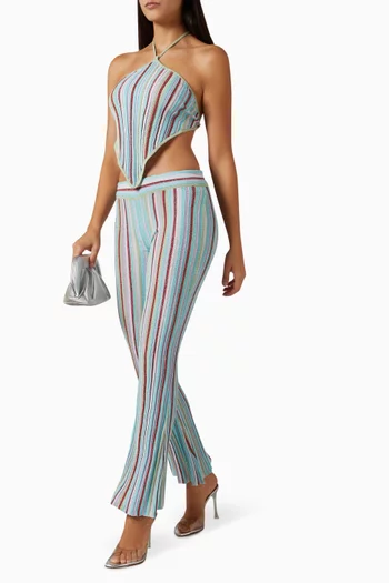 Maribel Striped Flared Pants
