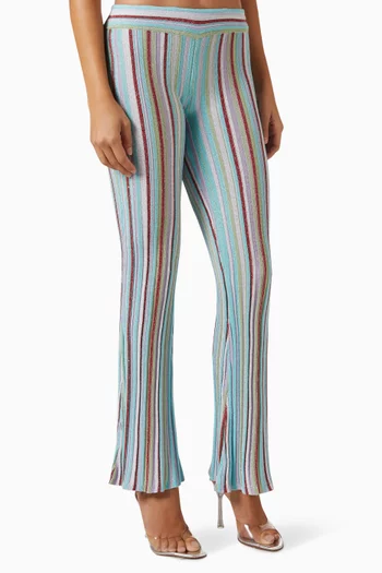 Maribel Striped Flared Pants