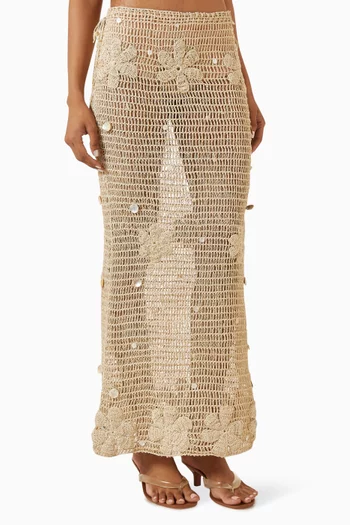 Charlotte Hand-crochet Maxi Skirt