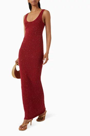 Ana Sequin Maxi Dress
