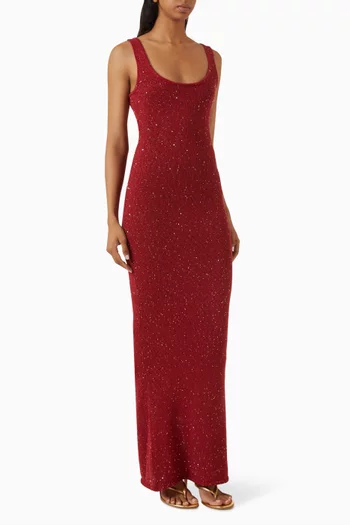 Ana Sequin Maxi Dress