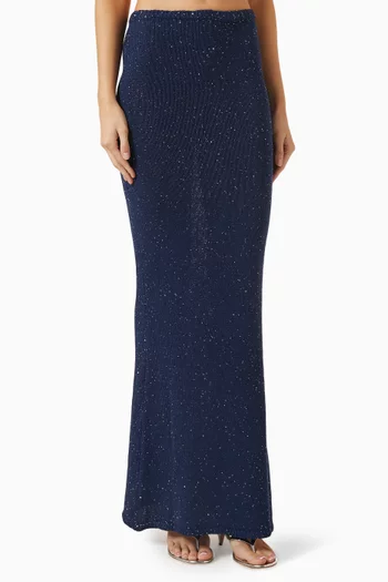Carolina Maxi Skirt in Cotton-blend