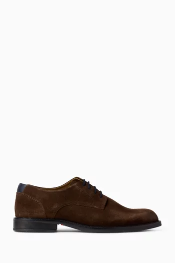 Derby Shoes in Suede