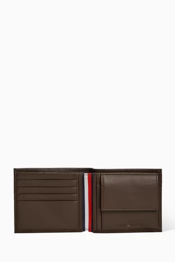 Corporate Credit Card Bifold Wallet in Leather
