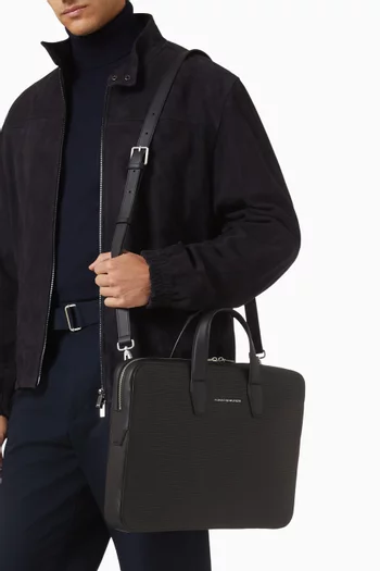 TH Business Textured Laptop Bag