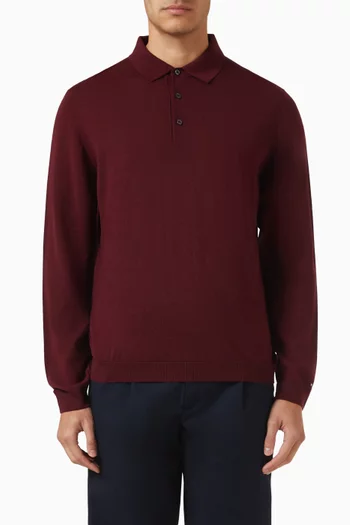 Knit Polo in Merino Wool