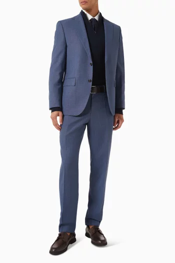 Jeckson Regular-fit Suit Jacket & Pants in Wool