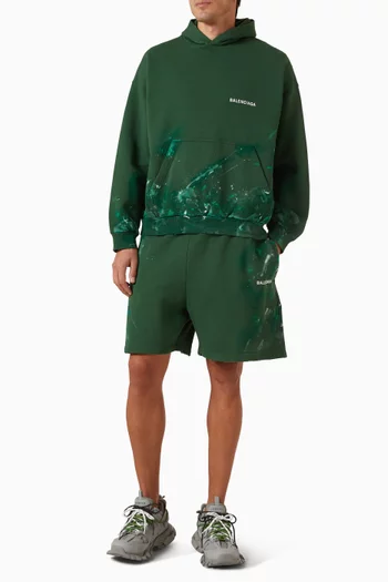 Paint Splatter Hoodie in Fleece