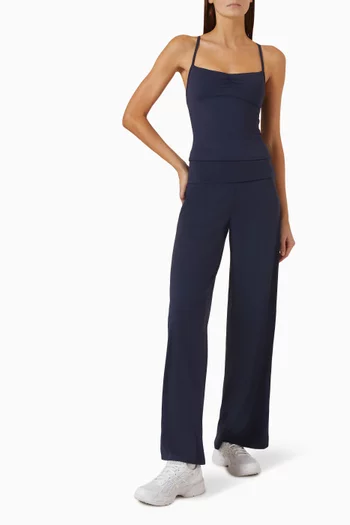 Ultimate Ruched Open Back Tank Top