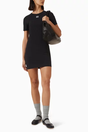 Logo Mini Dress in Jersey