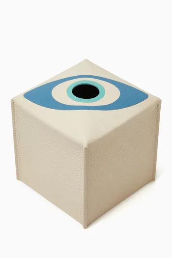 Talisman Tissue Box in Soft Leather