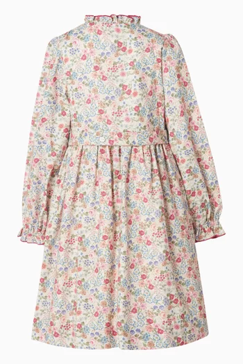 Lola Smocked Dress in Cotton