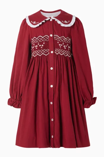 Philippine Smocked Dress in Cotton